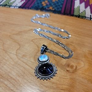 Sterling silver Necklace and pendant